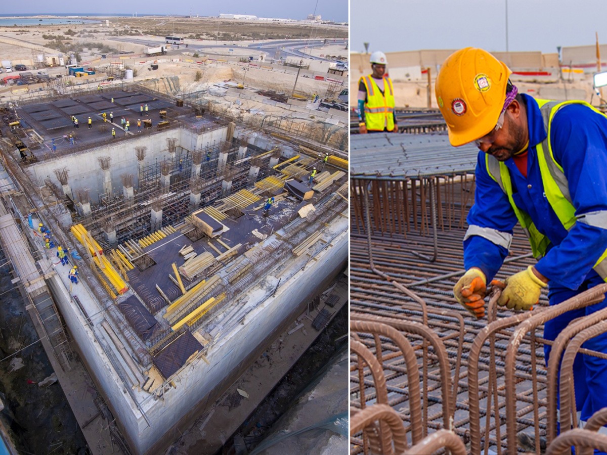 Ashghal continues construction of new rainwater pump station in Semaisma
